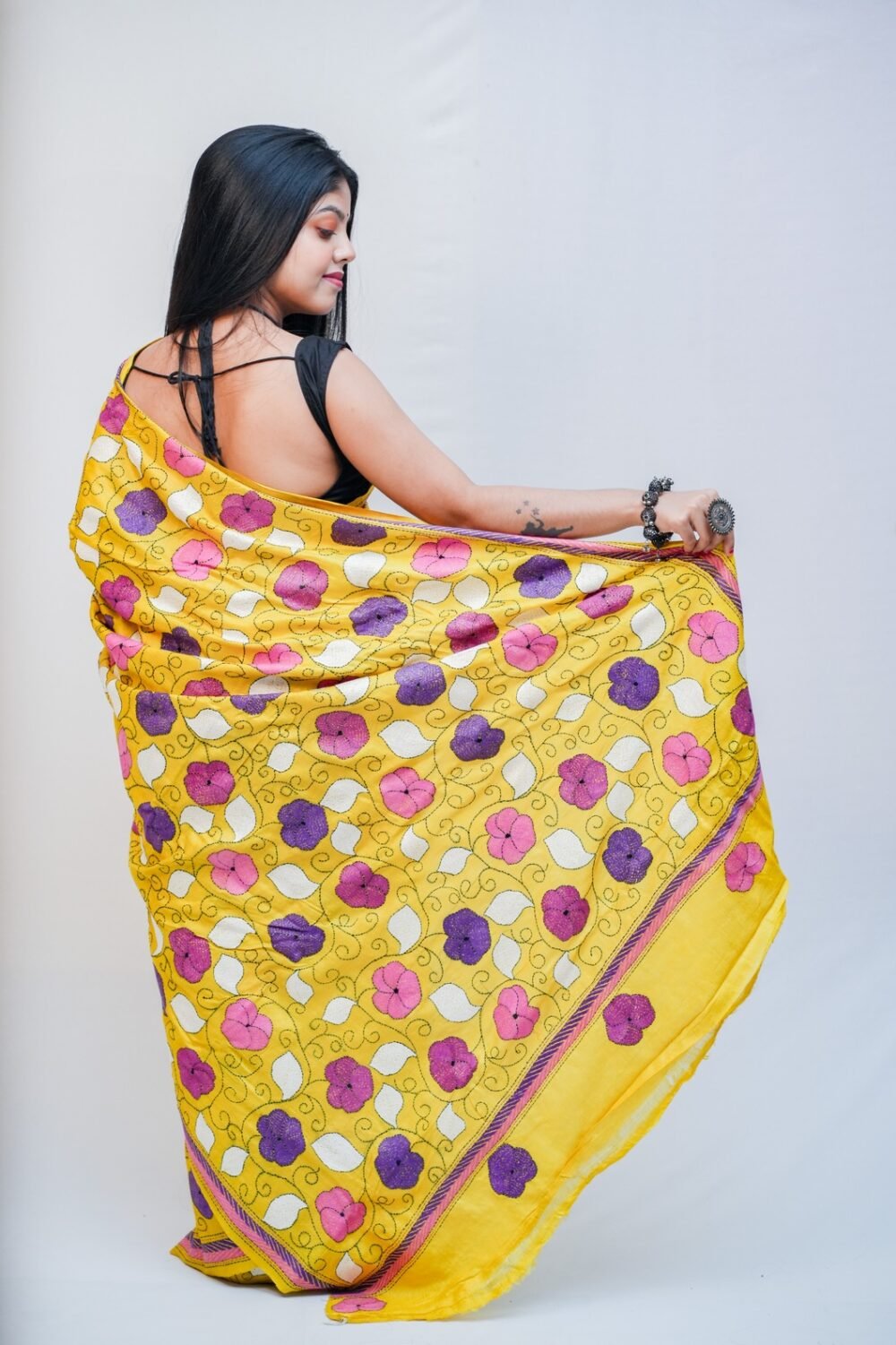 Tussar silk Saree - Image 5