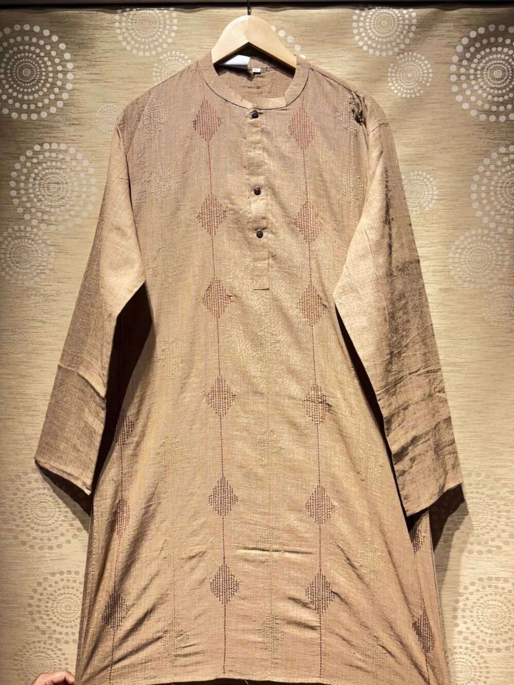 Handloom cotton Panjabi - Image 3