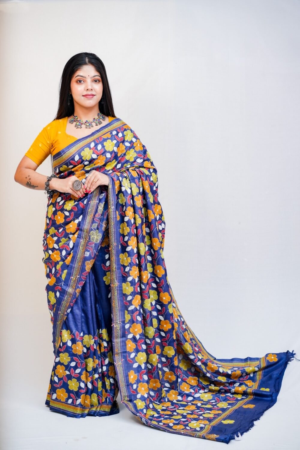 Tussar silk Saree - Image 2
