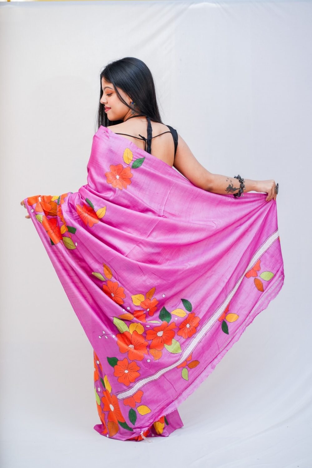 Tussar silk Saree - Image 5