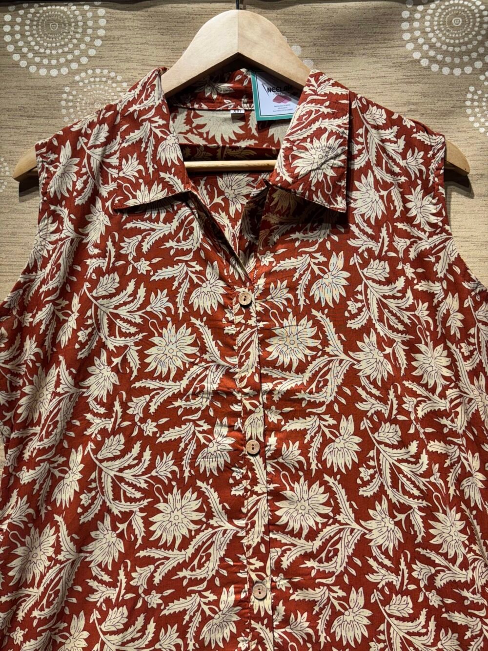 Handblock Cotton Kurti - Image 3
