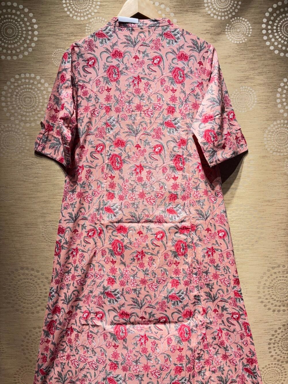 Handblock Cotton Kurti - Image 4