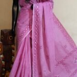 Handloom cotton kantha Saree