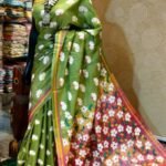 Tussar kantha stich saree