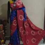 Tussar Kantha Stitch Saree