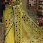 Cotton Kantha Saree in Neelam creation